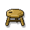 Bronzewood Wooden Stool