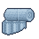 Weak Sky Blue Cloth