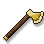 Golden Throwing Axe