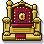 Goldwood Carved Throne