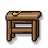 Wood End Table