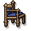 Wood High-Backed Chair