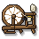 Wood Spinning Wheel